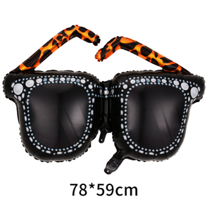 Шар фигура (78*59см) Солнцезащитные очки с бриллиантами,1 шт.